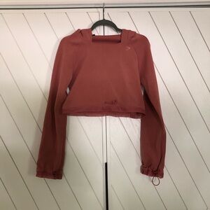 GymShark - Whitney Simmons colab V1 - cropped hoodie Moab - XS